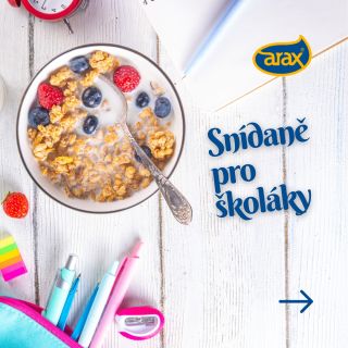 Přinášíme vám tipy na rychlou a zdravou snídani pro školáky 💼📏👩🏼‍🏫 🥣 Vločky, pufíci, lupínky, křupinky a pukance nakupujte...