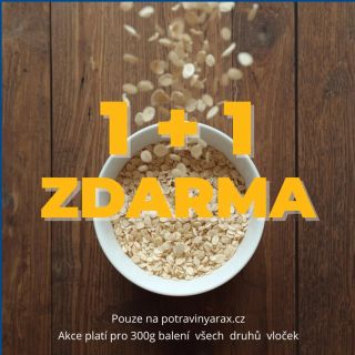 ⭐ 1+1 zdarma ⭐ na 300g balení všech druhů vloček ❄️❄️Chumelí se nejen na horách, ale i na našem e-shopu! Vyberte si ze...