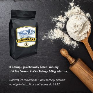 Sezóna pečení je v plném proudu a my vás chceme obdarovat! 😍 K nákupu jakékoliv mouky 🧑‍🍳 získáte balení čočky Beluga 300...
